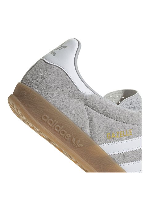Adidas Gazelle Indoor Shoes Grey White Gum Unisex ADIDAS ORIGINALS | Sneakers | JQ0176-